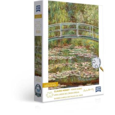 Imagem de QUEBRA-CABEÇA Cartonado Monet 500 Peças Ponte Sobre Lagoa - Toyster