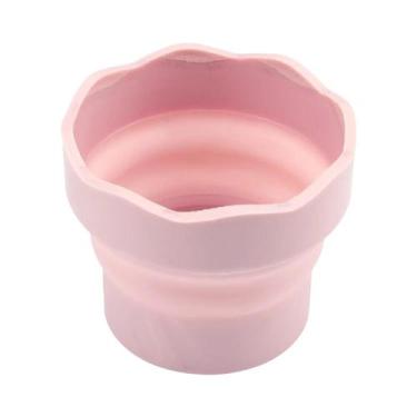 Imagem de Mini Pincel De Silicone Dobrável Para Pintura Em Aquarela Com Paleta E