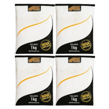 Imagem de Bicarbonato de Amônio ou Sal Amoníaco 4 pacotes de 1 kg  Sabor Verde (total: 4 Kg)