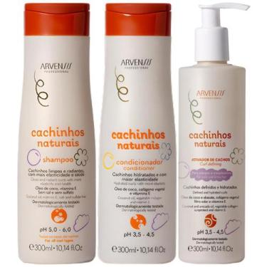 Imagem de Kit Shampoo Condicionador Ativador Arvensis Cachinhos Naturais Linha I