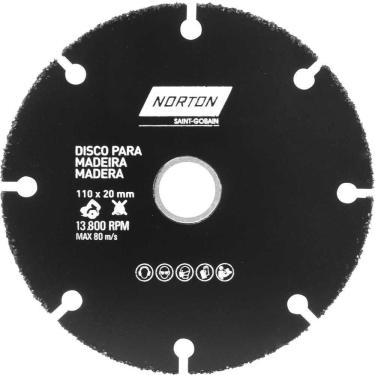 Imagem de Disco De Corte Para Madeira 110 Mm 69957315170 Norton Ostenvonder