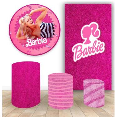Imagem de Trio Capa Cilindro Vest Fácil Barbie Mod 1 Kit Painel Casado - Fantasi