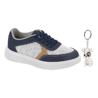 Imagem de Tênis Infantil Molekinho Casual Menino Com Chaveiro Cachorro 2861.120-Masculino