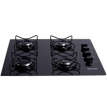 Imagem de Cooktop Suggar FG4004AVP 4 Bocas Preto Vidro Temperado Superautomático