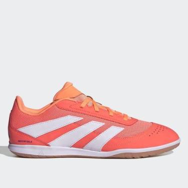 Imagem de Chuteira Futsal Adidas Predator Club Unissex, Laranja, 41