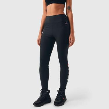 Imagem de Calça legging champion athletic feminina script ink, G