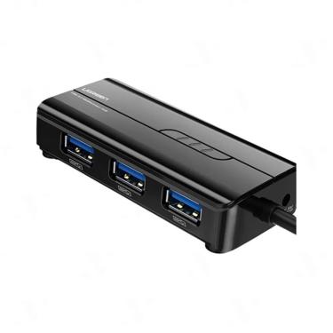 Imagem de Adaptador Hub Ugreen 4 Em 1 Com Ethernet Usb 3.0 Rj45 20265
