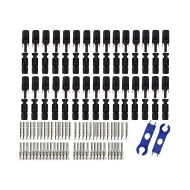 Imagem de Kit Conector Solar DC À Prova d'Água 1000V 30A 200 100 40 20 10 5 Peça