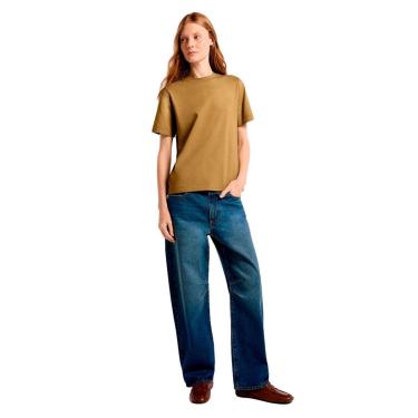 Imagem de Blusa Hering Feminina Verde Manga Curta Super Cotton-Feminino