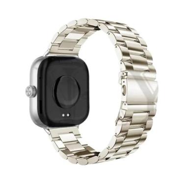 Imagem de Pulseira De Aço Inoxidável Redmi Watch 4 Para Xiaomi Mi Band 8 pro Sma