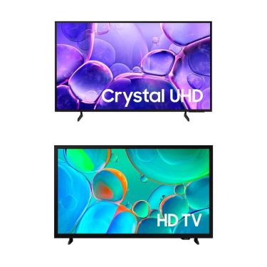 Imagem de Smart TV 55" Crystal UHD 4K U8100F + Smart TV 32" HD H5000F