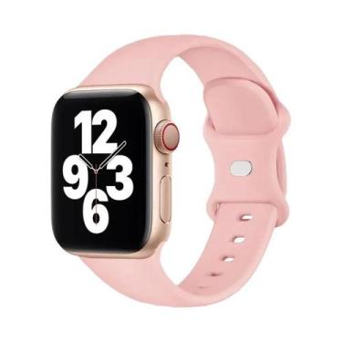 Imagem de Pulseira De Silicone De 40mm 41mm 42mm 44mm 45mm Para Apple Watch, Ban