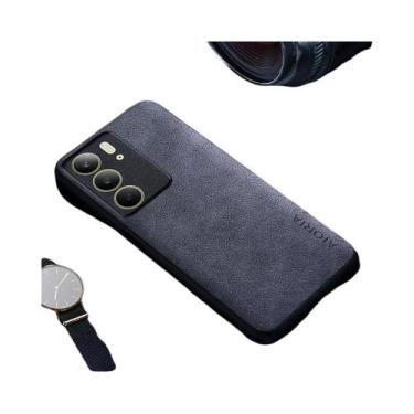 Imagem de Capa De Telefone De Couro Luxuosa Para Realme C75 C71 C65 C63 C55 Esti