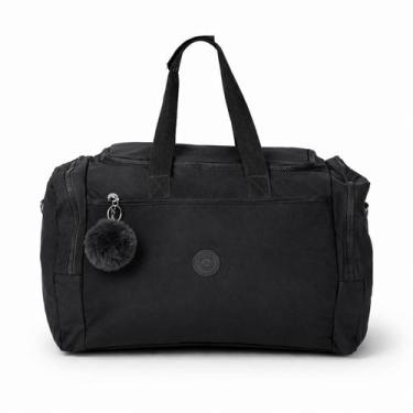 Imagem de Bolsa Esportiva Feminina Nylon Grande Leve Resistente Academia Viagem 