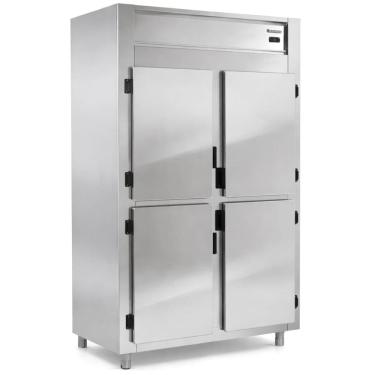 Imagem de Freezer Vertical Congelados Ar Forçado Gccp-4p 1045L Inox 220V - Gelopar