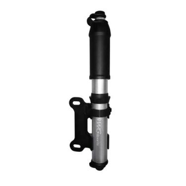 Imagem de Bomba de ar mini portátil bike 86 PSI alumínio c/ mangueira - WG Sport