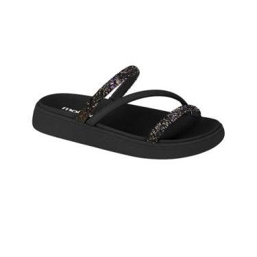 Imagem de Sandalia Papete Moleca Flatform Feminino @, 38, Preto