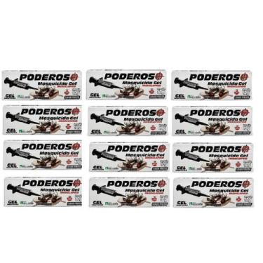 Imagem de Poderoso Mosquicida Gel Kelldrin Mata Mosca - Kit 12 x 10g