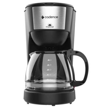 Imagem de Cafeteira Elétrica Cadence Matinal 1,25L Preto/Inox CAF620, 220V