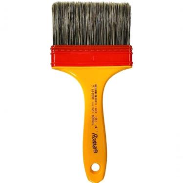 Imagem de Trincha para Pintura 317 4 Polegada com Cerdas Sintéticas e Punho de Plástico Série Gold Roma