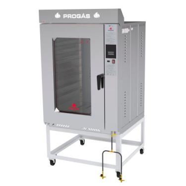 Imagem de Forno Turbo a Gás Progás Inox 8 Esteiras Bivolt PRP-8000INOX