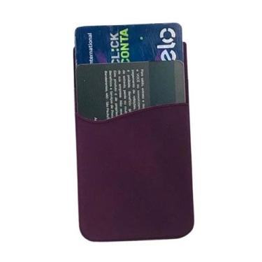 Imagem de Porta cartões em silicone - GENÉRICA, Roxo