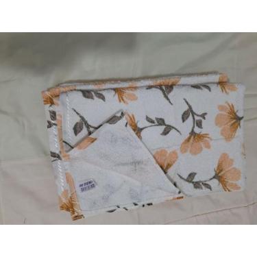Imagem de Toalha de rosto c/ estampa floral. - TEKA