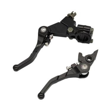Imagem de Conjunto Universal De Manetes De Freio E Embreagem Dobráveis Para Moto