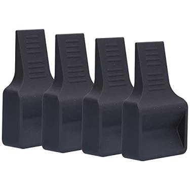 Imagem de Copos com rodízios de roda, evita arranhões Universal Anti Deslizante Rolha de Roda de Borracha Preta para Quarto para Cadeira para Sofá para Casa para Cama para Escritório