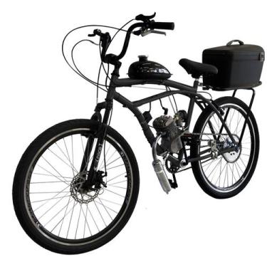 Imagem de Bicicleta Motorizada 100Cc Coroa 52 Fr Disk/Susp Cargorocket