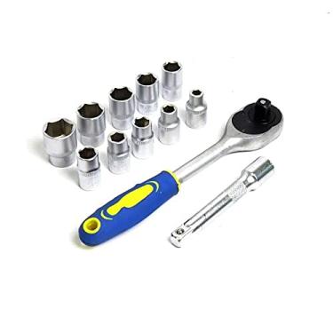 Imagem de Jogo Soquete Catraca 1/2 Pol 12 Peças CRV Gorillaz