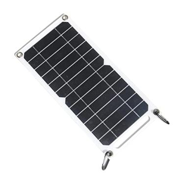 Imagem de Carregador de painel solar portátil de 6W - Carregador de Telefone Solar 1000mA com Painel Solar | Kit de sobrevivência de carregador de telefone portátil para telefones tablet de acampamento Chunyu