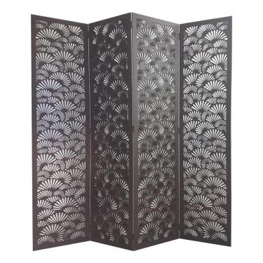 Imagem de Biombo 4 Folhas 172X180cm Mdf Modelo 25 Rustico Vazado