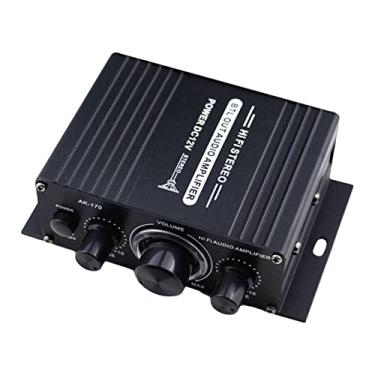 Imagem de Baoblaze Amplificador de potência de áudio HiFi Controle de volume Amplificador de som surround para sistema de áudio doméstico
