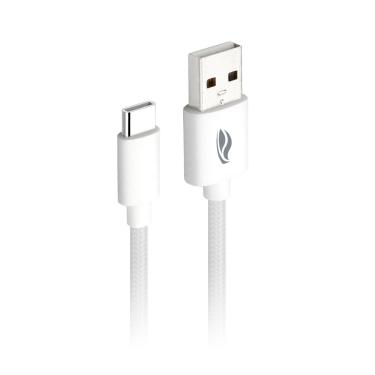 Imagem de Cabo USB - USB Tipo C 1M 2A Cor Branco CB-C11WH - C3TECH