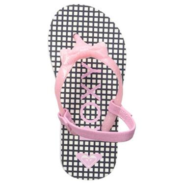 Imagem de Roxy Girls' TW Fifi Flip-Flop Sandal, Pink/White/c Blue, 5 M M US Little Kid
