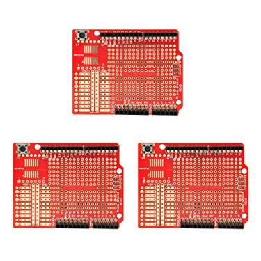 Imagem de Gikfun Kit de escudo protótipo DIY para Arduino UNO R3 Mega 328P (pacote com 3 conjuntos) Ek1038x3