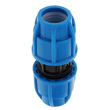 Imagem de B Blesiya Conexões de conexão rápida PE profissionais Air Push in Fitting Purificadores de água Conexões de tubos de irrigação - 25 mm