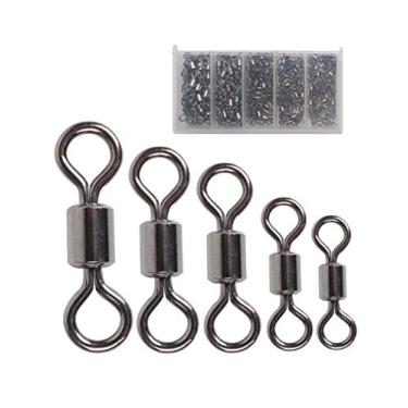 Imagem de Facikono Conjunto giratório de barril de pesca, 210 peças de rolamento de rolamento para pesca em água salgada e doce