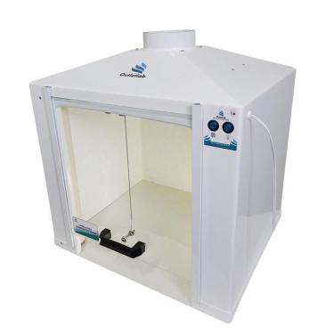 Imagem de Capela Para Exaustão Gases 60 Fibra De Vidro Lâmpada Uv 110V