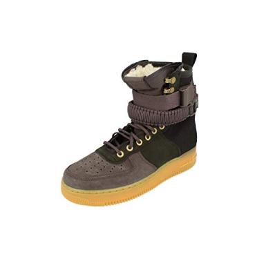 Imagem de Nike Tênis masculino Sf Af1 PRM Hi Top Trainers Bv0130, Preto, cinza, 001, 10