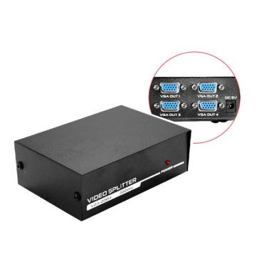 Imagem de Multiplicador de Vídeo - Vídeo Splitter - 4 saídas VGA - HUB0043