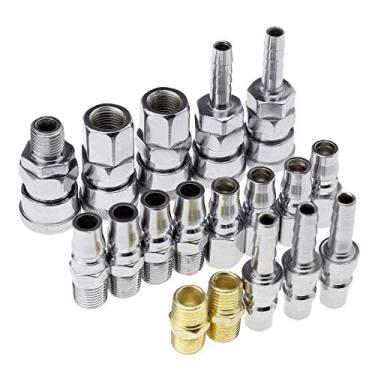 Imagem de SING F LTD 18 pçs/kit compressor de ar conector acoplador mangueira de ar rápida conexão pneumática conjunto de conexões rápidas