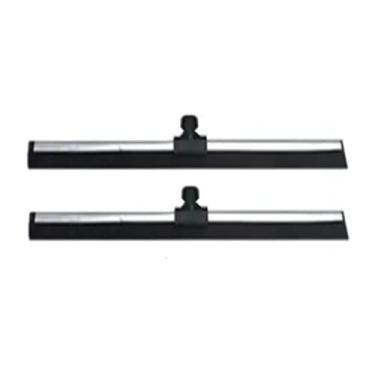 Imagem de Kit 2 Rodos de Metal 60cm Grande EVA Duplo Reforçado Sem Cabo Ideal para Limpeza Doméstica, Profissional e Comercial, Leve, Resistente e Eficiente, Puxa Água com Precisão em Pisos Molhados e Azulejos