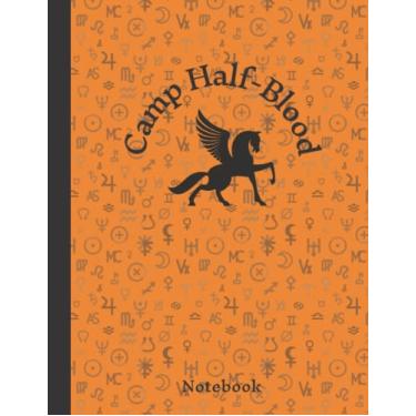 Imagem de Notebook: Camp Half-Blood - Orange Cover - Includes a Word Search Puzzle