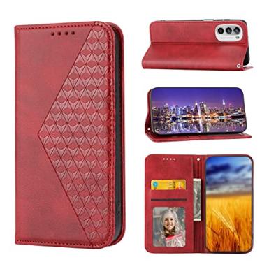 Imagem de Capa protetora para telefone Compatible with Motorola Moto G52 4G/G82 5G/G71S Wallet Case with Credit Card Holder,Full Body Protective Cover Premium Soft PU Leather Case,Magnetic Closure Shockproof Ca