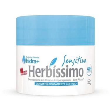 Imagem de Desodorante Em Creme Sensitive 55G - Herbíssimo