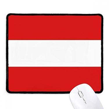 Imagem de Mousepad com a bandeira nacional da Áustria da Europa, tapete de borracha para jogos