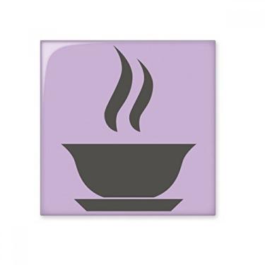 Imagem de Chá quente, padrão chinês, azulejo de cerâmica, decalque brilhante, pedra de adorno de tijolos esmaltados