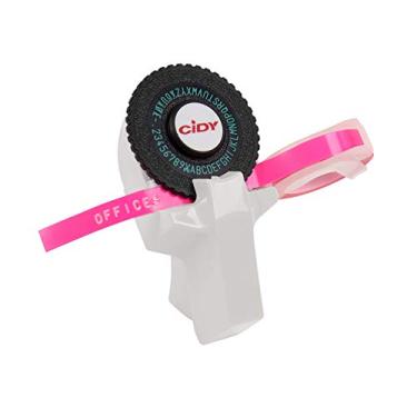 Imagem de Daseey Mini Criador de etiquetas manual portátil DIY Impressora de etiquetas de gravação em 3D Máquina de escrever com plástico PVC 9mm Fitas de etiquetas Máquina de rotulação